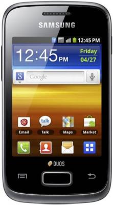 Смартфон Samsung Galaxy Y Duos / S6102 (белый) - вид спереди