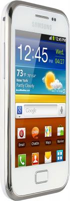 Смартфон Samsung S7500 Galaxy Ace Plus White (GT-S7500 CWASER) - вид сбоку