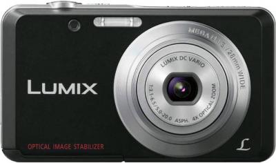 Компактный фотоаппарат Panasonic LUMIX DMC-FS28EE-K - вид спереди