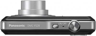 Компактный фотоаппарат Panasonic LUMIX DMC-FS28EE-K - вид сверху
