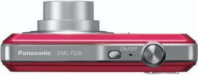 Компактный фотоаппарат Panasonic LUMIX DMC-FS28EE-P - вид сверху