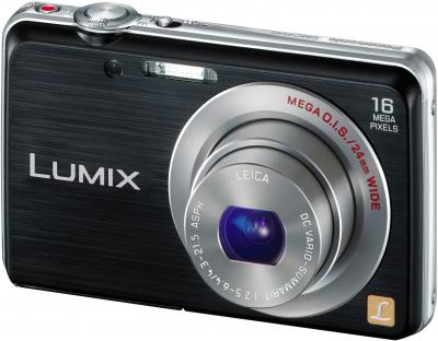 Компактный фотоаппарат Panasonic LUMIX DMC-FS45EE-K - общий вид