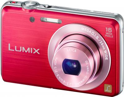 Компактный фотоаппарат Panasonic LUMIX DMC-FS45EE-R - общий вид
