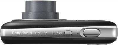 Компактный фотоаппарат Panasonic LUMIX DMC-S2EE-K - вид сверху