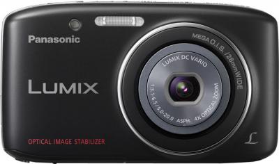 Компактный фотоаппарат Panasonic LUMIX DMC-S2EE-K - вид спереди