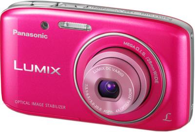 Компактный фотоаппарат Panasonic LUMIX DMC-S2EE-P - общий вид