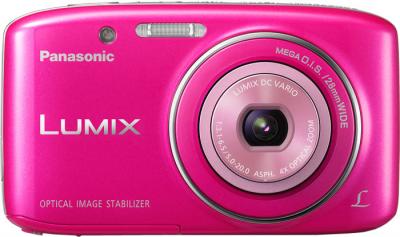 Компактный фотоаппарат Panasonic LUMIX DMC-S2EE-P - вид спереди
