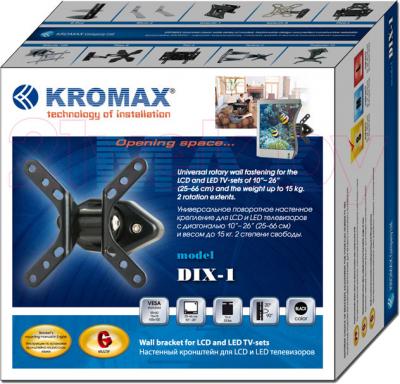 Кронштейн для телевизора Kromax Dix-1 - упаковка