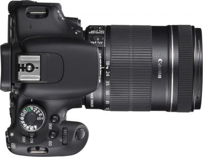 Зеркальный фотоаппарат Canon EOS 600D B Kit 18-135mm IS - вид сверху