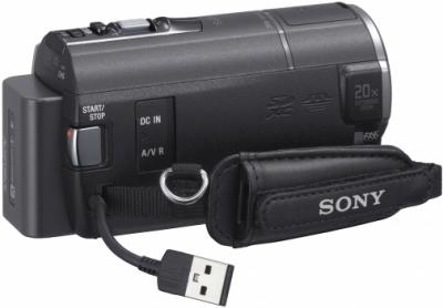 Видеокамера Sony HDR-CX580 - вид сбоку