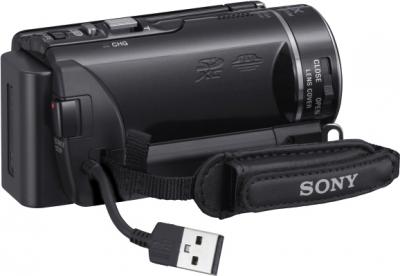 Видеокамера Sony HDR-PJ200E - вид сбоку