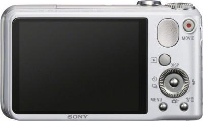 Компактный фотоаппарат Sony Cyber-shot DSC-HX10V White - вид сзади: дисплей