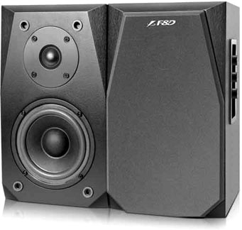 Мультимедиа акустика F&D R223 (черный) - Общий вид
