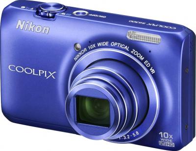 Компактный фотоаппарат Nikon Coolpix S6300 Blue (Blue) - общий вид