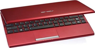Ноутбук Asus Eee PC 1225C-RED019W  - Вид спереди приоткрытый