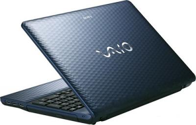 Ноутбук Sony VAIO VPC-EH3J1R/L - Вид сзади