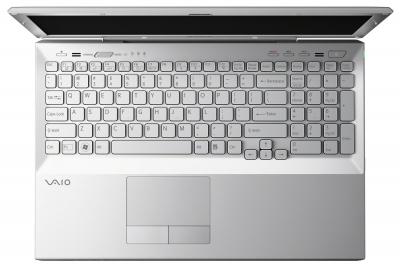 Ноутбук Sony VAIO VPCSB4V9R/S - сверху