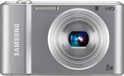 Компактный фотоаппарат Samsung ST66 (EC-ST66ZZBPSRU) Silver - вид спереди