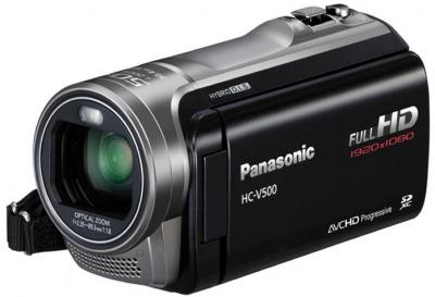 Видеокамера Panasonic HC-V500EE-K - с закрытой крышкой