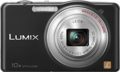 Компактный фотоаппарат Panasonic Lumix DMC-SZ1EE-K - вид спереди