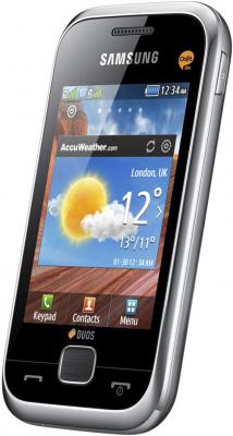 Мобильный телефон Samsung C3312 Duos Silver (GT-C3312 MSASER) - общий вид