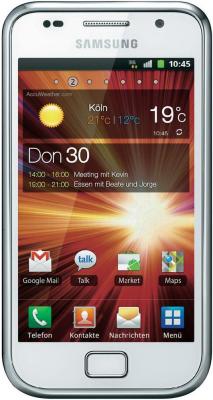 Смартфон Samsung I9001 Galaxy S Plus White (GT-I9001 RWDSER) - вид спереди