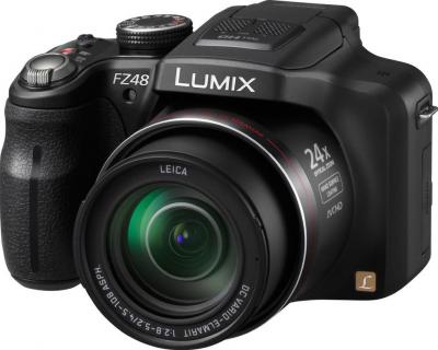 Компактный фотоаппарат Panasonic LUMIX DMC-FZ48EE-K - общий вид