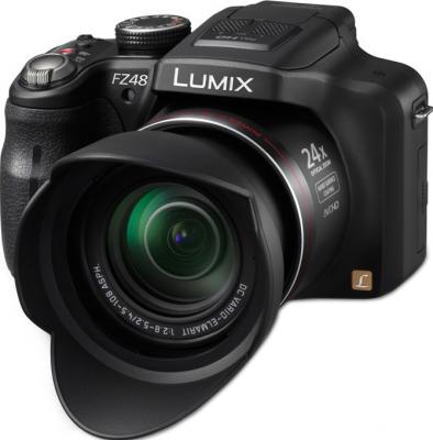 Компактный фотоаппарат Panasonic LUMIX DMC-FZ48EE-K - общий вид