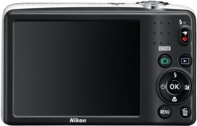 Компактный фотоаппарат Nikon Coolpix L25 White - общий вид