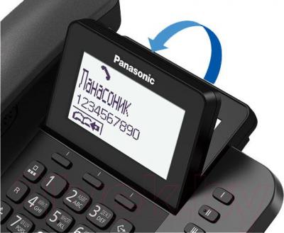 Беспроводной телефон Panasonic KX-TGF320RUM - большой поворотный дисплей