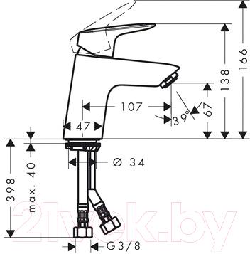 Смеситель Hansgrohe Logis 71071000