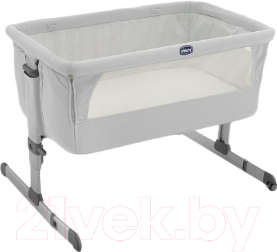 Детская кроватка Chicco Next2Me (silver)