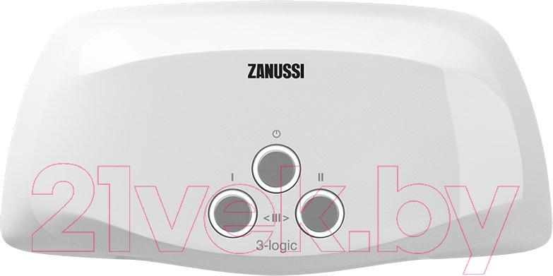Электрический проточный водонагреватель Zanussi 3-logic 3.5 TS (душ+кран)