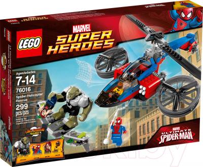 Конструктор Lego Super Heroes Спасательная операция на вертолете Человека-Паука (76016) - упаковка