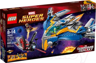 Конструктор Lego Super Heroes Спасение космического корабля «Милано» (76021) - упаковка