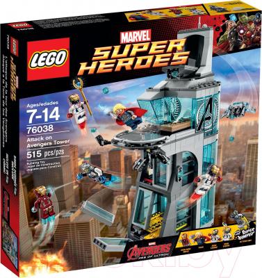 Конструктор Lego Super Heroes Атака на башню Мстителей (76038) - упаковка