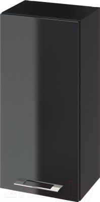 Шкаф-полупенал для ванной Cersanit Galaxy 35 (черный)