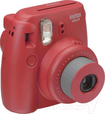 Фотоаппарат с мгновенной печатью Fujifilm Instax Mini 8 (малиновый)