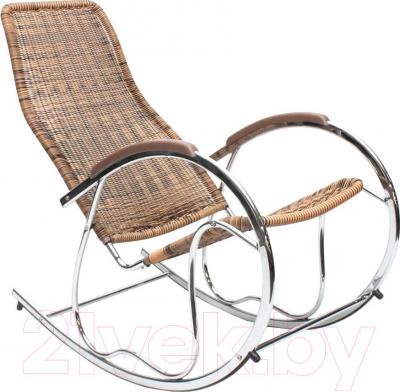 Кресло-качалка Halmar Ben (коричневый) - общий вид