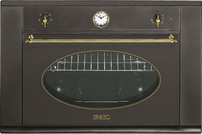 Электрический духовой шкаф Smeg S890MF-8 - Вид спереди