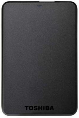 Внешний жесткий диск Toshiba Stor.E Basics 500GB Black (HDTB105EK3AA) - фронтальный вид