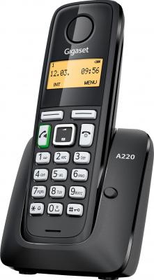 Беспроводной телефон Gigaset A220 (черный) - общий вид