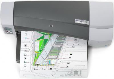 Принтер HP Designjet 111 (CQ533A) - вид сверху