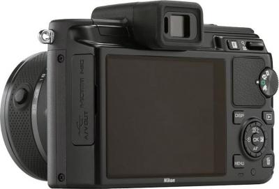 Беззеркальный фотоаппарат Nikon 1 J1 Kit 10-30mm Black - общий вид