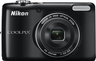 Компактный фотоаппарат Nikon Coolpix L26 Black - общий вид