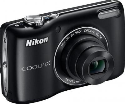 Компактный фотоаппарат Nikon Coolpix L26 Black - общий вид