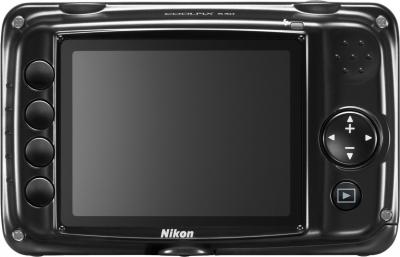 Компактный фотоаппарат Nikon Coolpix S30 (Black) - вид сзади