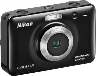 Компактный фотоаппарат Nikon Coolpix S30 (Black) - общий вид