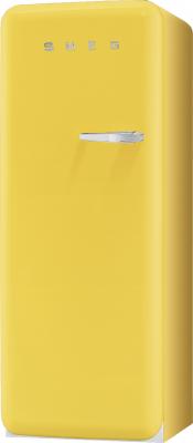 Холодильник с морозильником Smeg FAB28LG1 - Вид спереди
