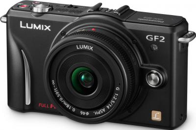 Беззеркальный фотоаппарат Panasonic Lumix DMC-GF2KEE-K - общий вид